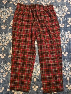 Appleseed's Vintage Red Plaid Pants